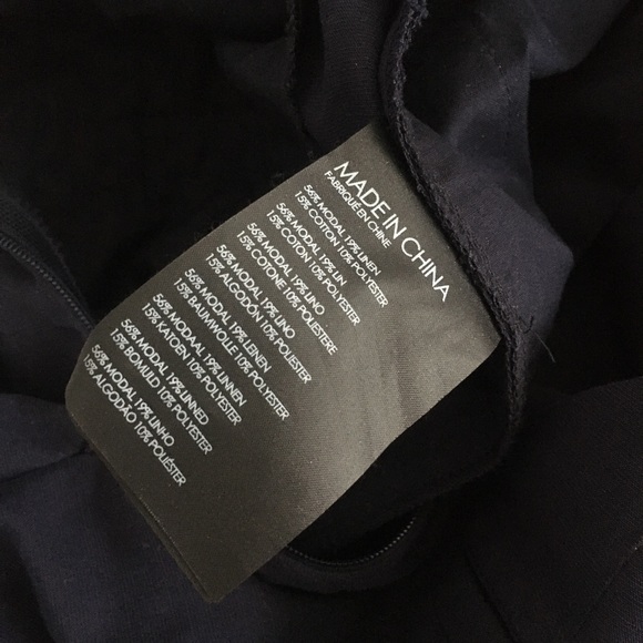 Club Monaco Torela jumpsuit pantalon Navy 2 - Picture 9 of 10